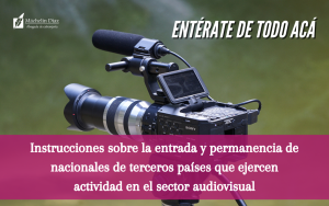 instrucciones sector audiovisual