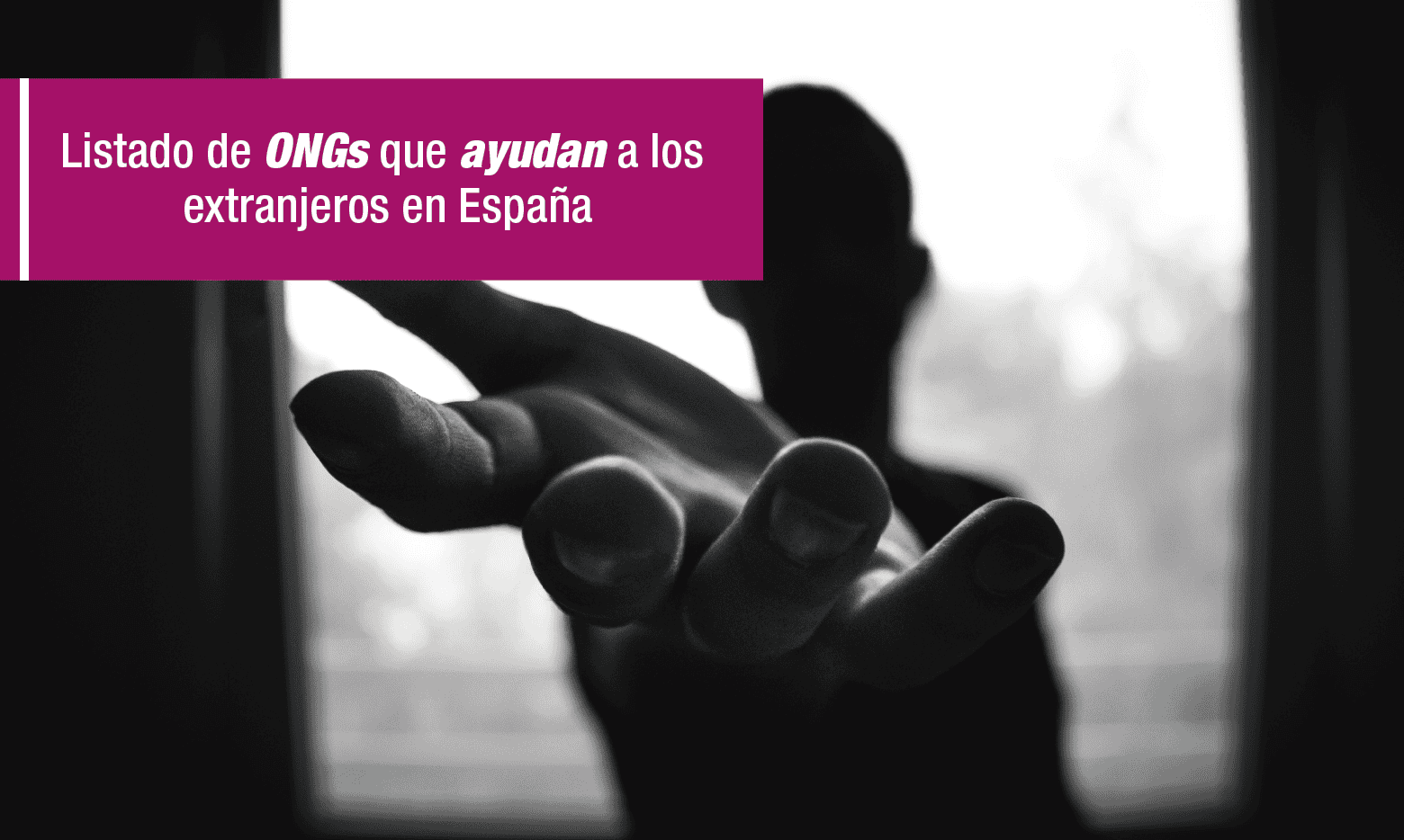 Listado De ONGs Que Ayudan A Los Extranjeros En Espa a