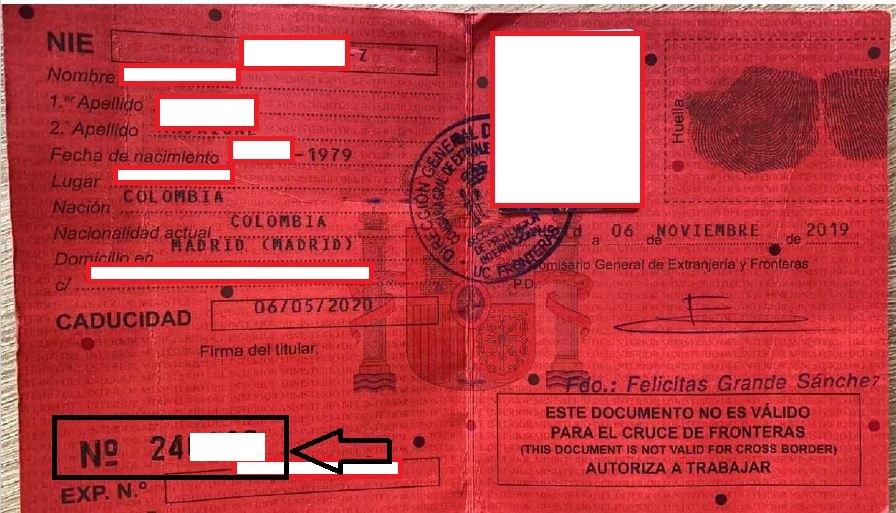 tarjeta roja