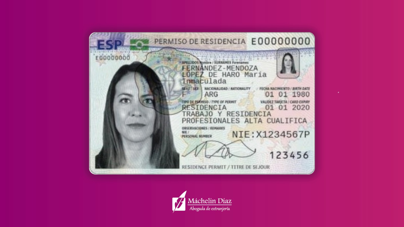 tarjeta de identificacion de extranjero