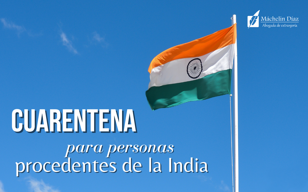 cuarentena personas procedentes de la india