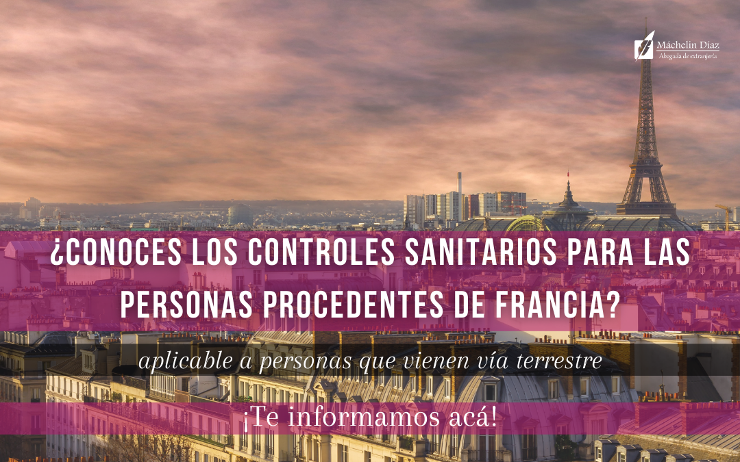 controles sanitarios para personas procedentes de francia