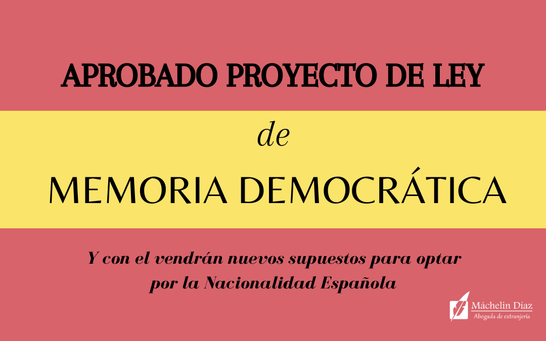 proyecto de ley de memoria democrática