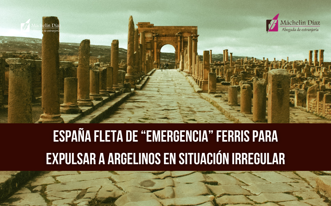 España fleta de “emergencia” ferris para expulsar a argelinos en situación irregular