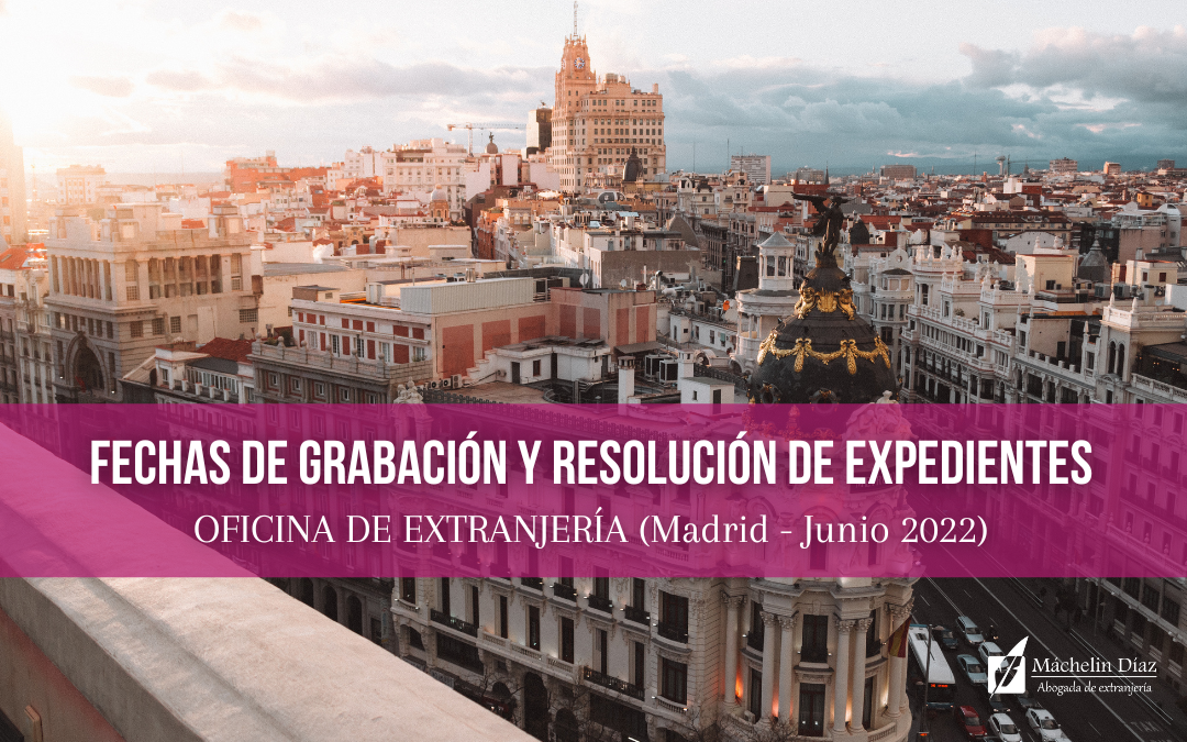 expedientes madrid, extranjería