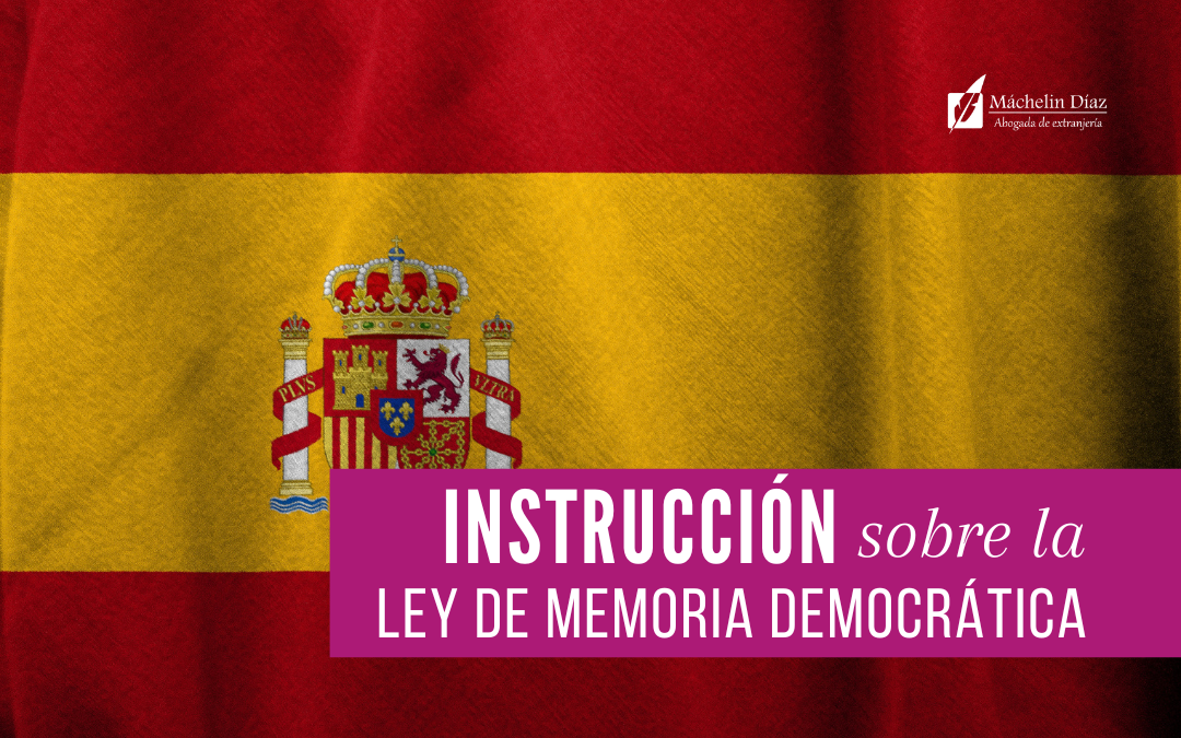 instrucción sobre la ley de memoria democrática