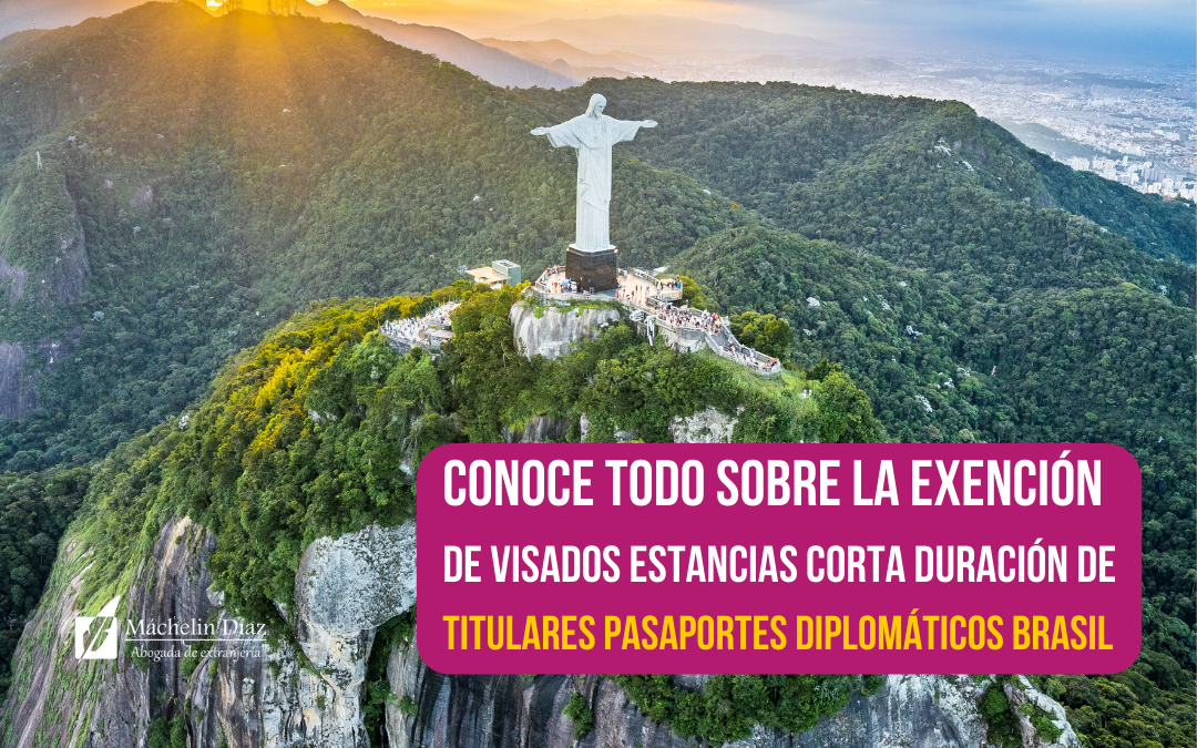 pasaportes diplomáticos, brasil, unión europea, exención de visados de corta duración, visados de estancia de corta duración