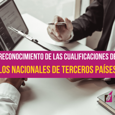 reconocimiento de las cualificaciones, nacionales de terceros paises, unión europea, trabajos en españa, trabajar en españa, vivir en españa, máchelin díaz